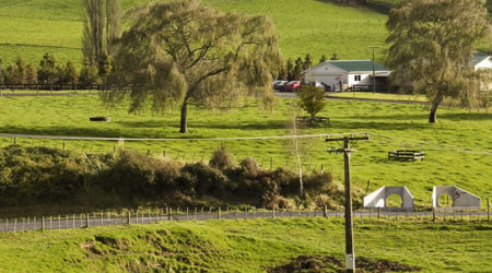 Landscape image of a New Zealand farm